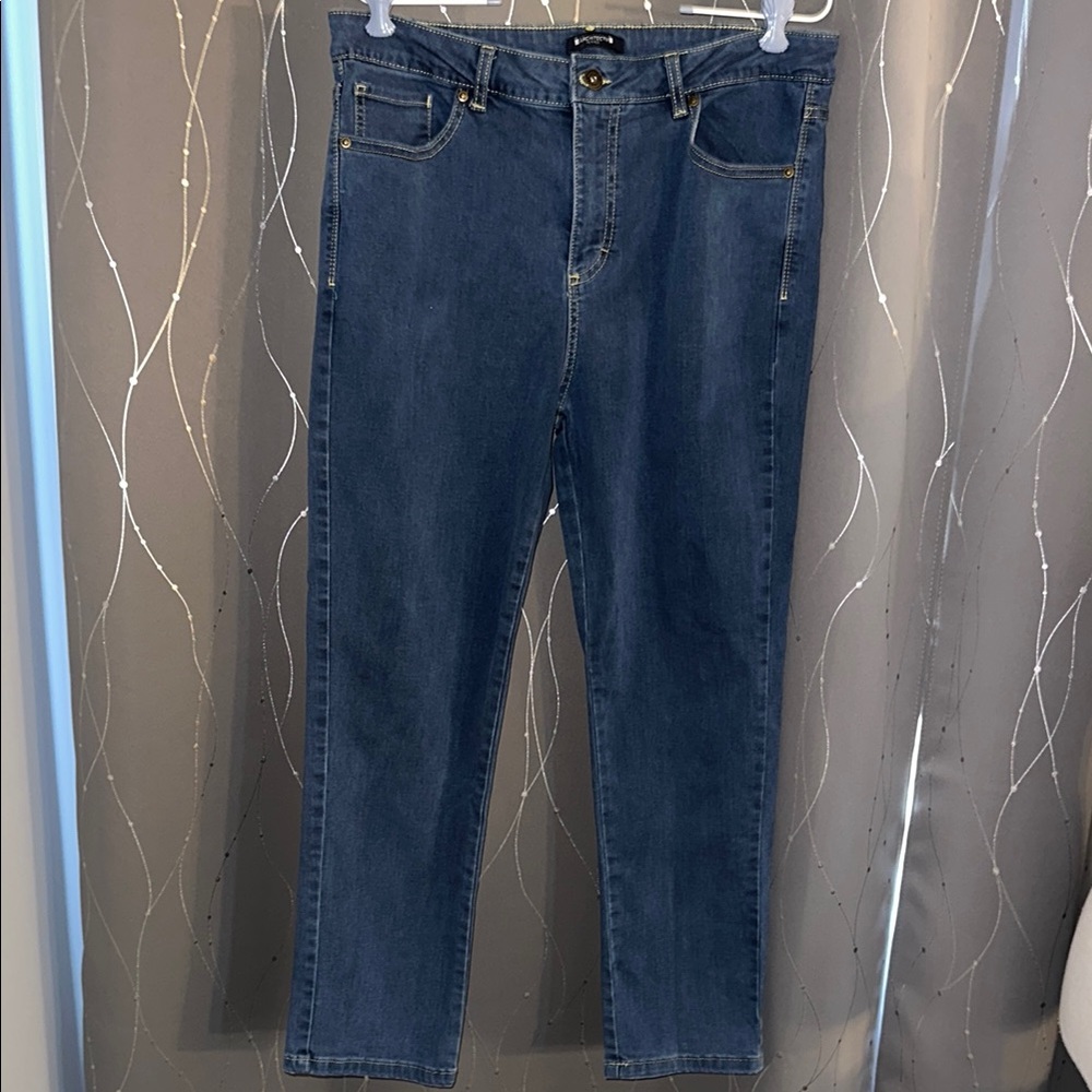 👙Architect Women's Petite Size 16 Straight Blue Jeans